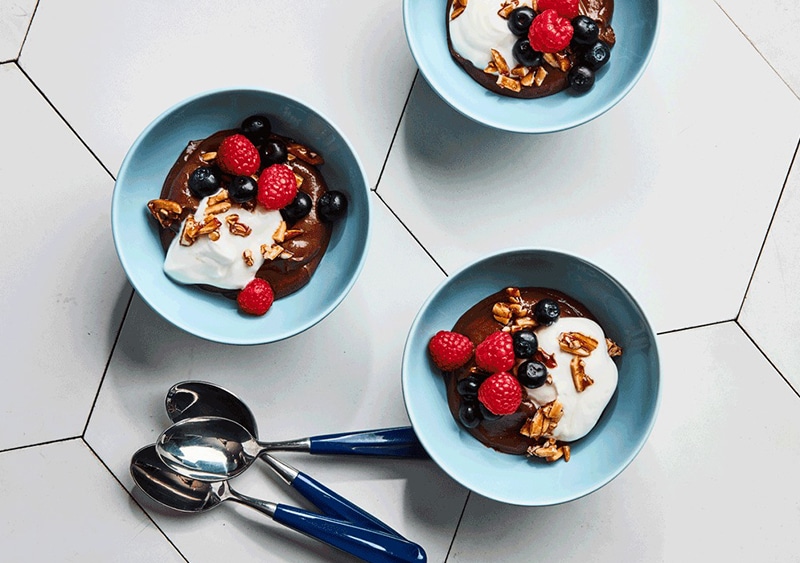 photo of Chocolate Pudding with Almond Crunch