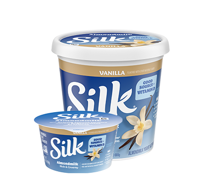 Silk Vanilla Almond Dairy Free Yogurt 
