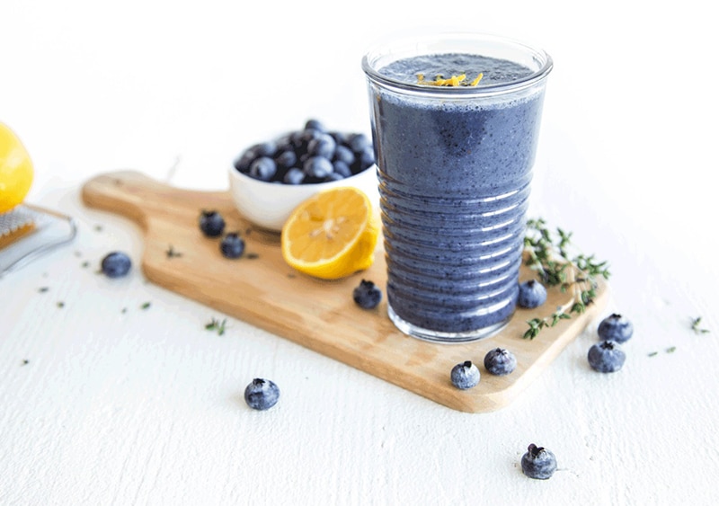 photo of Blueberry Lemon Thyme Smoothie