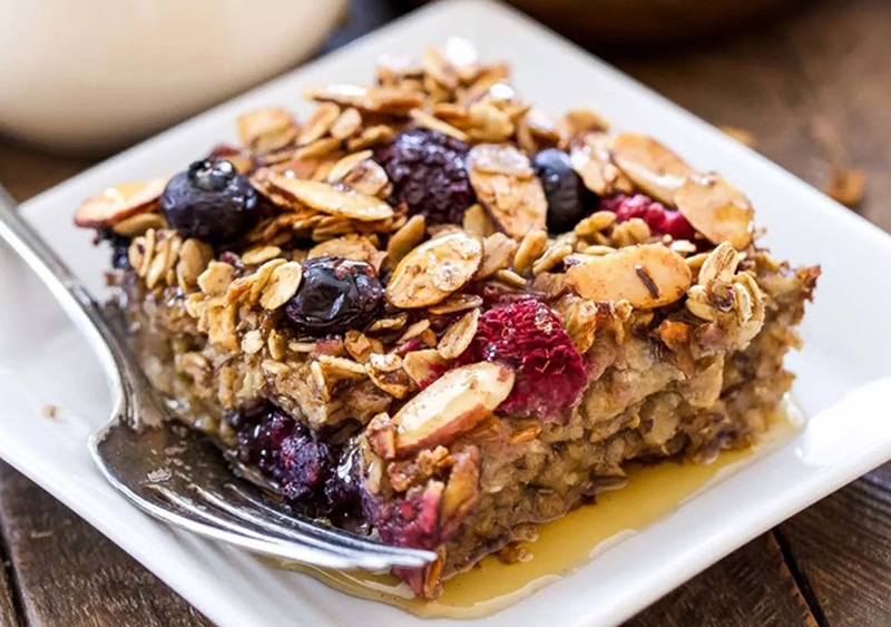 photo of Cinnamon Apple Berry Baked Granola
