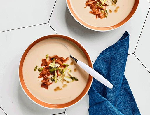 recipe of Creamy Cauliflower Soup with Thyme