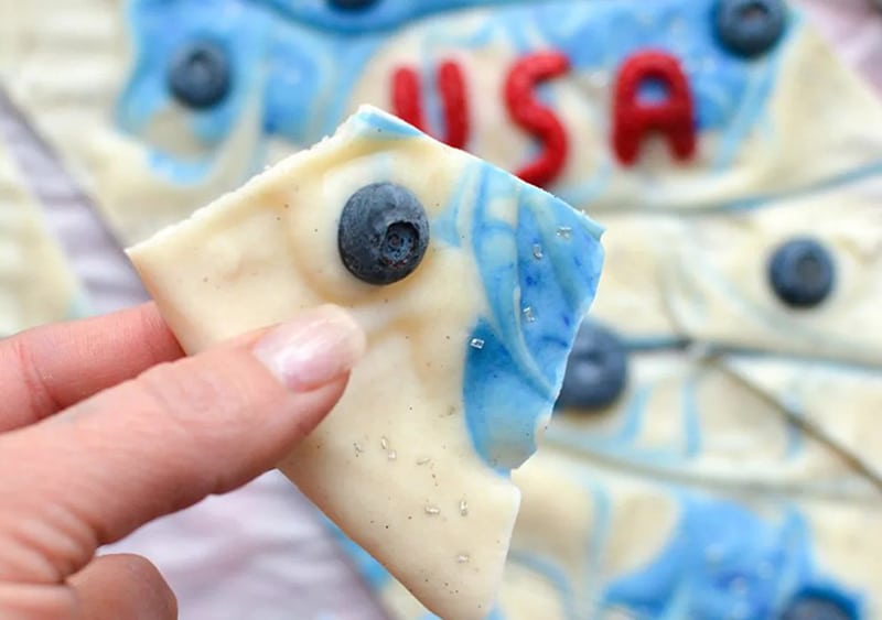 photo of Patriotic Yogurt Bark