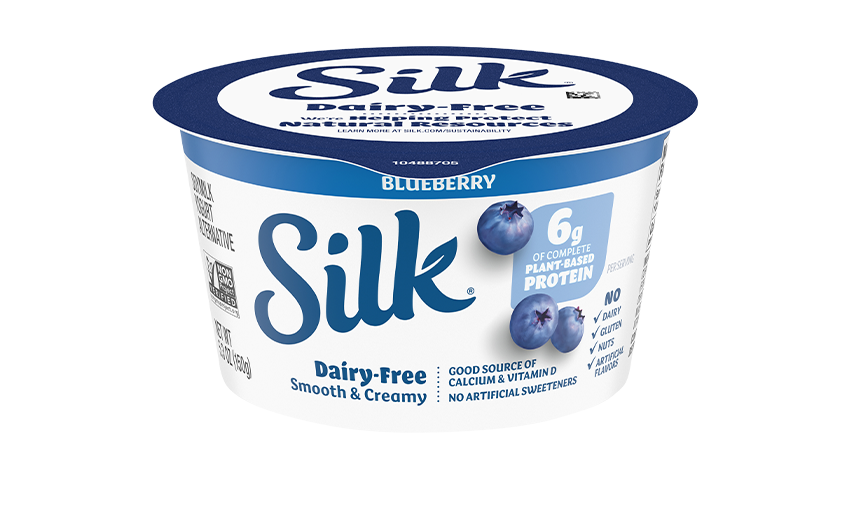 Silk Blueberry Soy Dairy Free Yogurt
