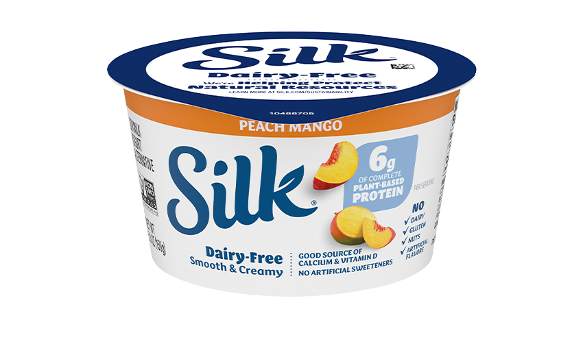 Silk Peach Mango Soy Dairy Free Yogurt