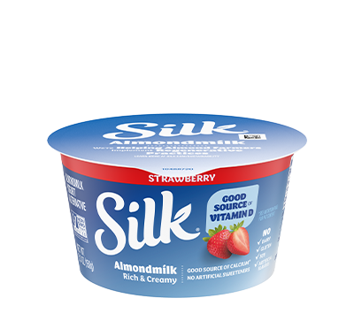 Silk Strawberry Almond Dairy Free Yogurt 