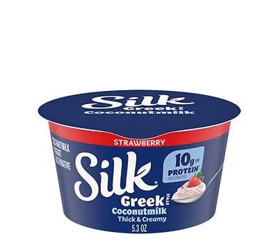 Silk Strawberry Greek Style Dairy-Free Yogurt
