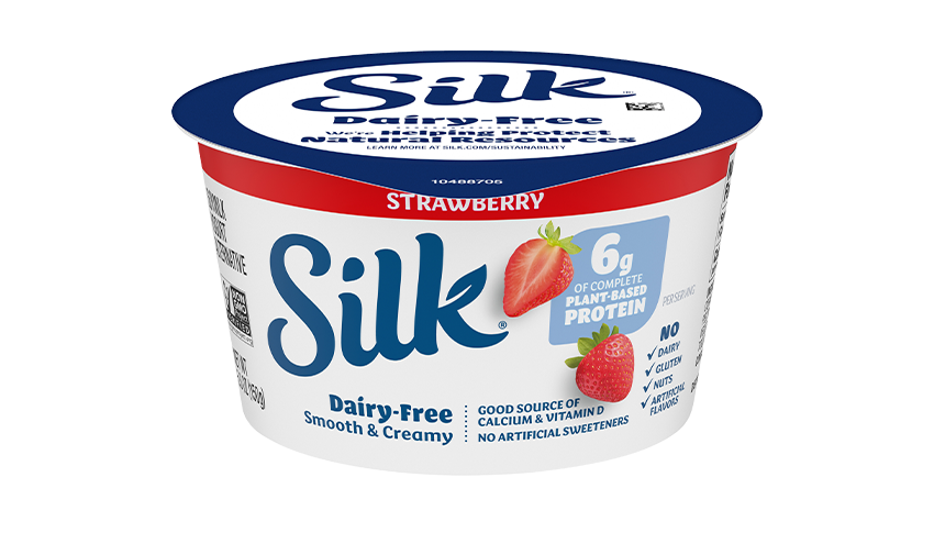 Silk Strawberry Soy Dairy Free Yogurt