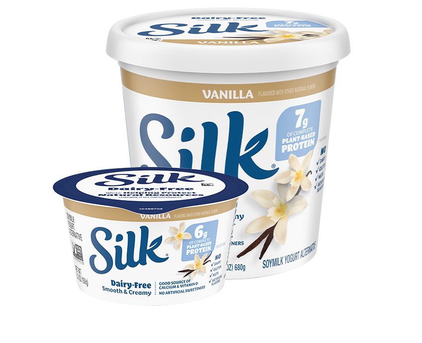 Silk Vanilla Soy Dairy Free Yogurt 
