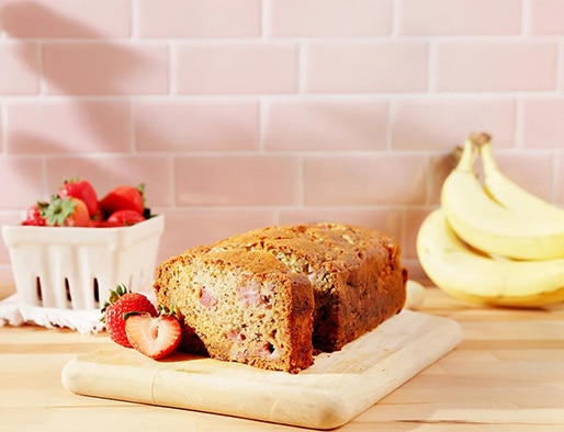 recipe of Strawberry Banana Bread