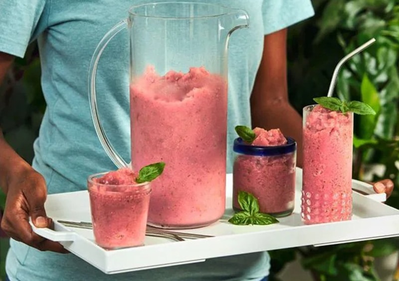 photo of Strawberry Basil Slushie